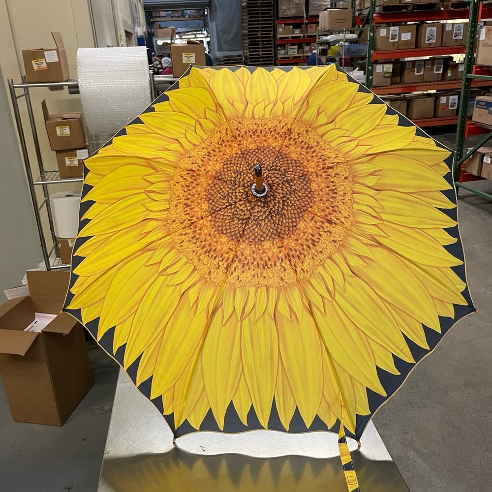 Big Sunflower Stick Umbrella